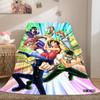 Anime Pirate Adventure All-Season Versatile Travel Blanket Compact Suitable for Office Nap & Outdoor Camping LXR157