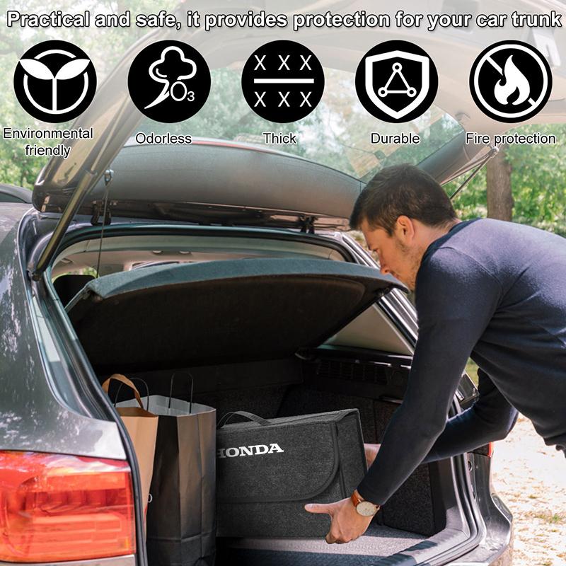TQDX8 Car Trunk Storage Box Folding Tools Case For Honda Civic Accord Crosstour Spirior Odyssey Avancier UR-V Sienna Elysion CR-Z