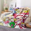 1Pc Magical DoReMi Print Flannel Blanket, High quality Comfortable for All Seasons, Home Decor, Warmth and Comfort, Perfect for Christmas Gifts