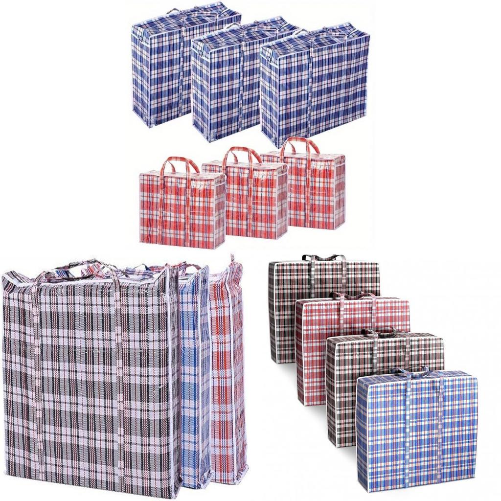 Large Moving Bag With Zipper And Handles For Clothes Storage And Transport