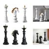 Decorative Chessmen Ornaments Resin Miniatures Objects for Room Bookshelf Cabinet Table Decoration