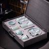 Ceramic Qingchuan Kung Fu Tea Set Large Set Household Gift Business High-end Gifts