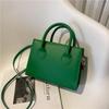 Chic Vintage Small Square Bag Stylish Pu Handbag For Women In Classic Colors