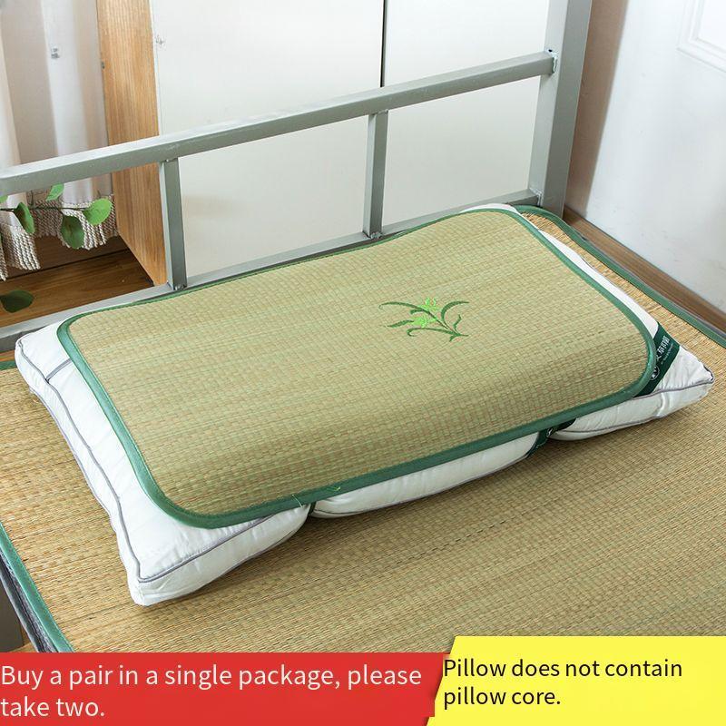 Наволочка из натурального бамбука и ротанга, летняя, прохладная, для дома, дышащая, модная, роскошная, наволочка для подушки, для спальни, универсальная, для дома