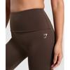 Gymshark Архив леггинсов Everyday Foldover Brown B1b7g Nby8
