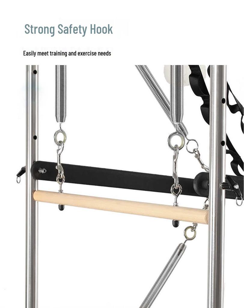 FAMANDA Pilates 3-in-1 Solid Wood Core Bed - Multifunctional Fitness Equipment for Home and Commercial Use