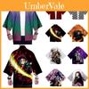 Аниме Клинок, рассекающий демонов Kimetsu No Yaiba Косплей Свободное Хаори Кимоно Халаты Пальто Топы Для Потрясающих Костюмированных Вечеринок