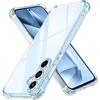 Case for Samsung Galaxy S24 FE - Phonillico® - Shockproof - Flexible - Transparent - Smooth
