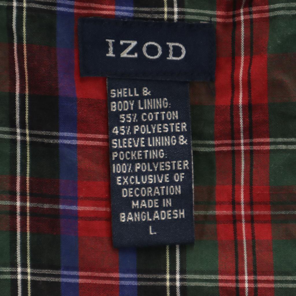 IZOD Блузон 90-х L бежевый Мужской Б/у