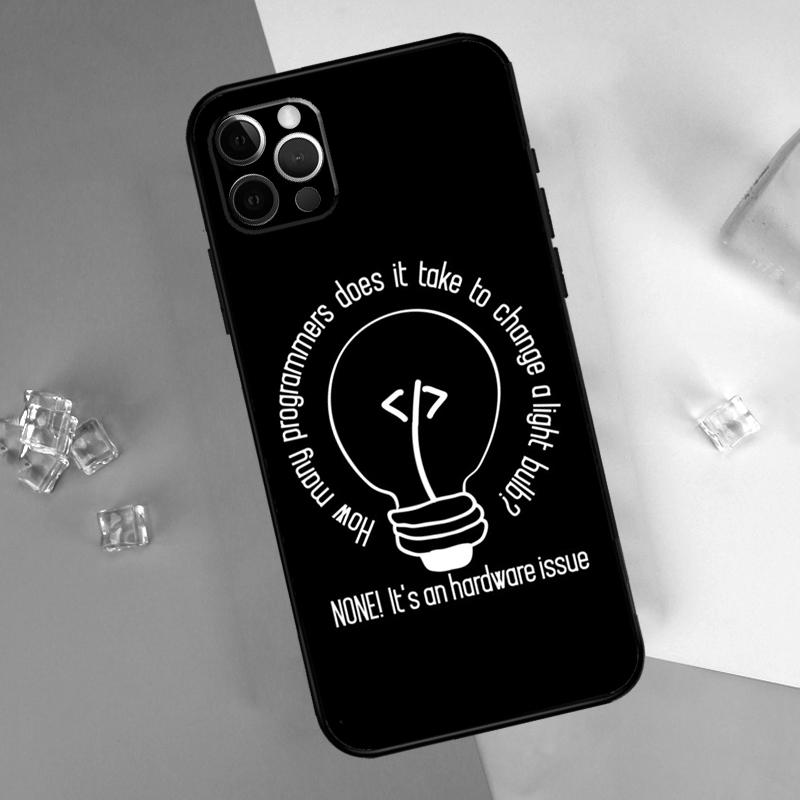 Чехол для телефона 'Языки программирования' для iPhone 16 15 11 12 13 14 Pro Max Mini Чехол для iPhone 16 15 X XS Max XR Plus Coque