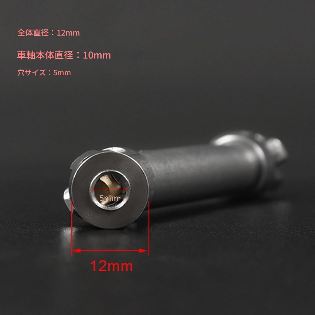 TOPINCN Drive Shaft Stainless Steel Remote Control Crawler Accessory Easy Installation for Trucks and Gearboxes Remote Control Trucks 90-125mm 1/10