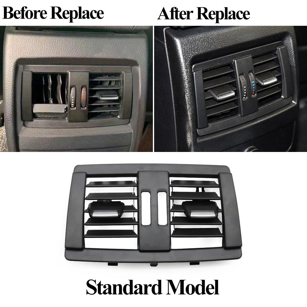 Car Interior Rear Air Conditioner AC Vent Grille Outlet Panel Replacement For BMW 1 2 3 4 Series F30 F31 F34 F35 F20 F87 F32 F33