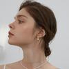 iF ME Ретро 18-каратное золото мини циркон серьги-кольца для женщин крест клевер серьги аксессуары ювелирные изделия