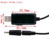 USB повышающий преобразователь постоянного тока от 5 В до 9 В 12 В USB повышающий преобразователь кабель + разъем 3,5x1,35 мм для источника питания/зарядного устройства/преобразователя питания
