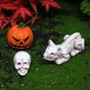 Skeleton Dog Skull Pumpkin Skeleton Skull Ornament Mini Pumpkin Ornament  Halloween Decor Gifts