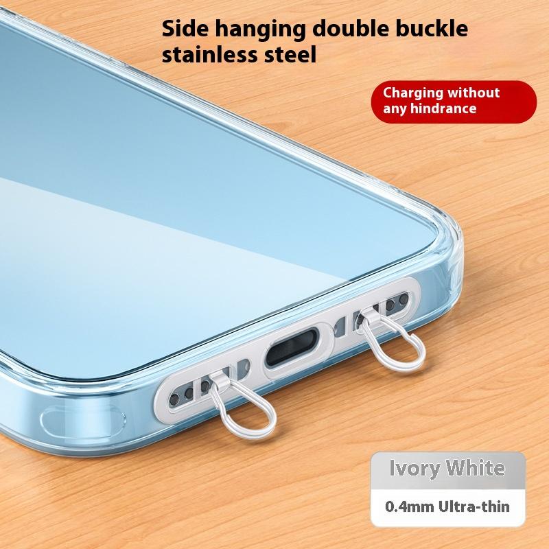 Металлическая подвеска-петля для телефона, модернизированное кольцо с двойным отверстием для пряжки, патч-шнурок для мобильного телефона, запасная часть для чехлов для iPhone