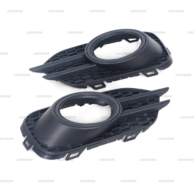 For VW Tiguan 2012 2013 2014 2015 2016 2017 2018 US Version Front Bumper Fog Light Lamp Cover Frame Grille 5N0853665J 5N0853666J