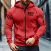 Men's  Leisure  Long Sleeves  Zipper  Hooded Hood  Hoodie  Coat  Hooded Hood