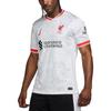 Liverpool FC Dri-FIT Vintage Jersey Fashion Logo Short Sleeve V-Neck Football Shirt Men Tops White Pure-Platinum Black FQ2030101