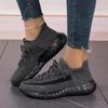 Fitness Casual Shoes Running Shoes Elastic Socks and Breathable New Fashion Lightweight Soft Sole Sports Flyknit Socks Men's and Women's Shoes
