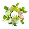 Easter Egg Candle Rings Wreath Artificial Easter Egg Candle Holder Mini Wreath Spring Egg Candle Ring for Holiday Home Office Decor