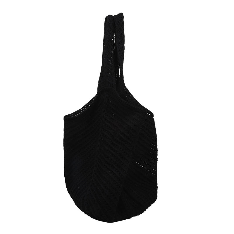 Женская модная ретро-сумка на одно плечо, плетеная крючком, дорожная легкая пляжная сумка для отдыха