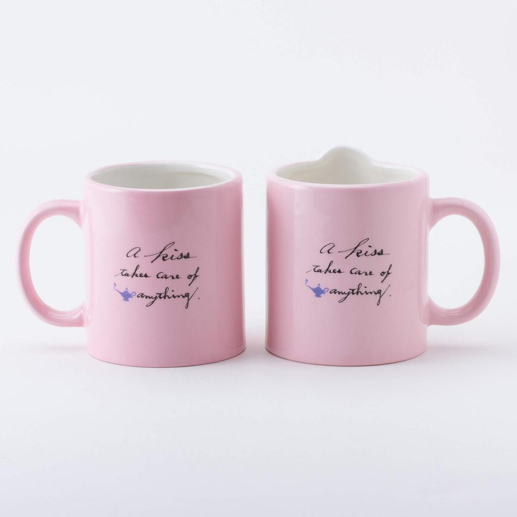 Disney "Aladdin" Jasmine & Aladdin Kissing Pair Mugs 300ml (san2577)