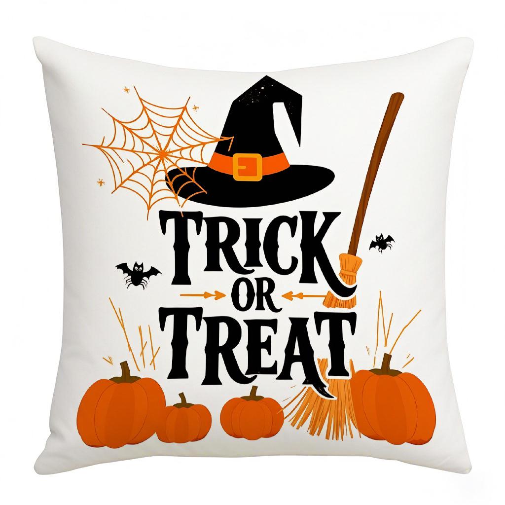 Подушка Серии Хэллоуин Привидение Ведьма С Принтом Подушка Домашняя Подушка для Дивана Наволочка Набор для Украшения Спальни