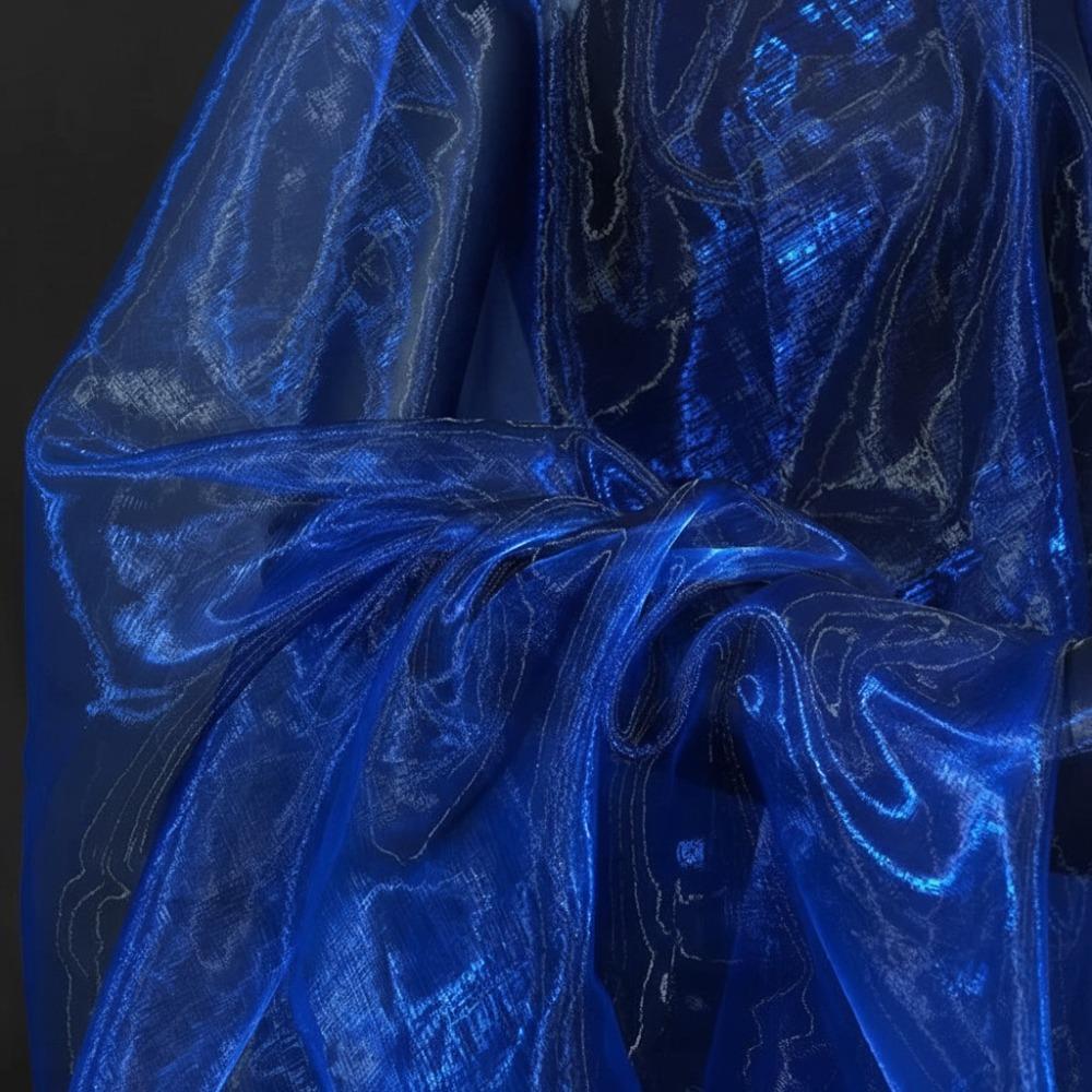 100X150cm Two-color Gradient Fabric Lightweight Thin Organza Mesh Fabric Colorful Organza Fabric