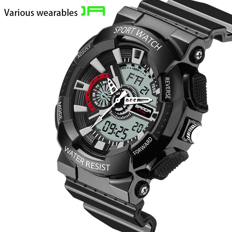 Корейская мода тренд микро бизнес светящиеся электронные спортивные модные студенческие корейские конфеты детские парные часы