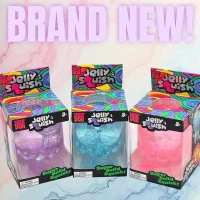 1 шт. Цвета случайные Doh Jellyfish Сжимающая желешка Сжимающая игрушка для снятия стресса Качающиеся щупальца Сенсорная игрушка для release