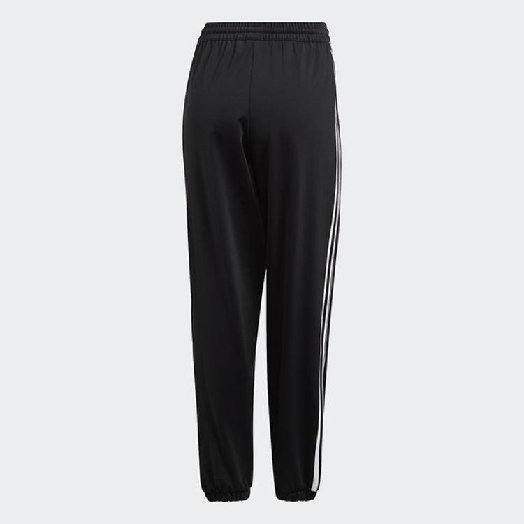 adidas Оригинальные удобные повседневные классические укороченные спортивные брюки в полоску женские брюки черные DU8188