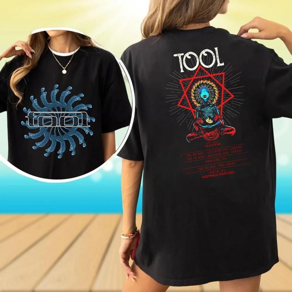 Tool Tour Australia 2025 Unisex T-shirt Tool Band T-shirt