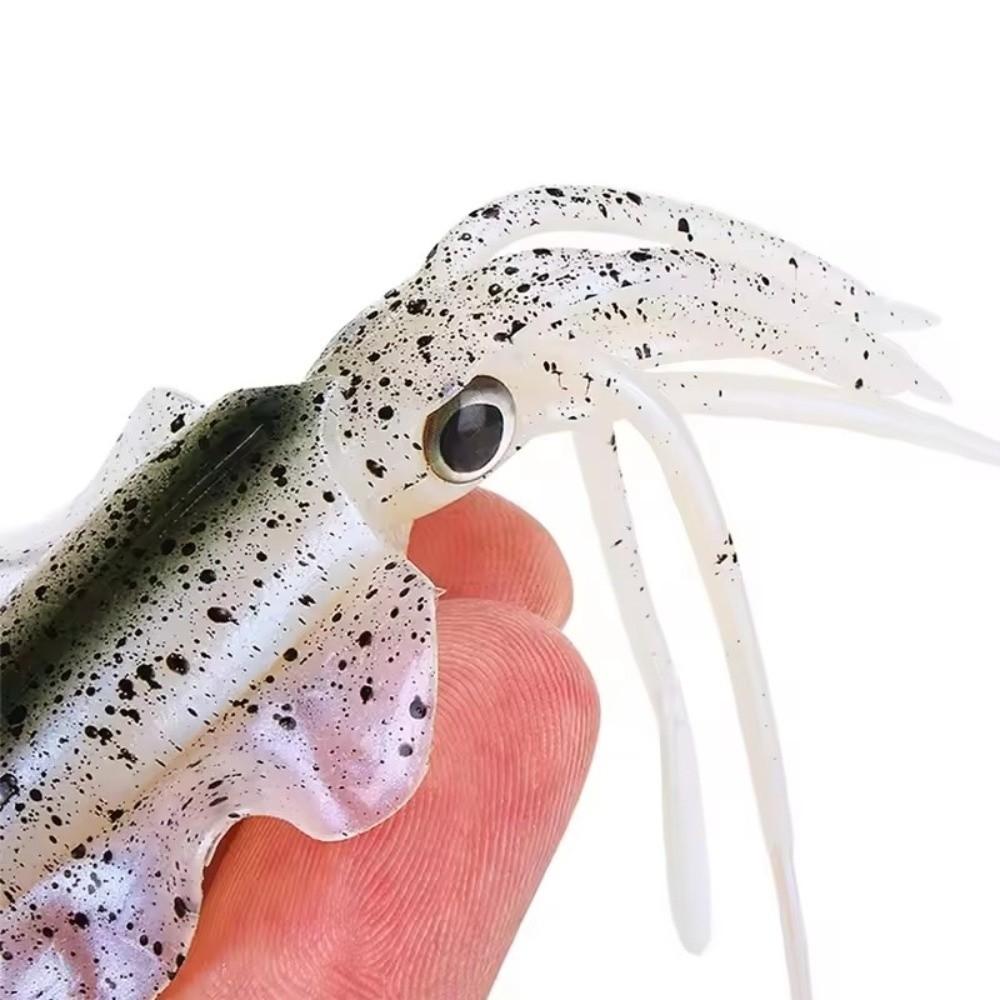 Lifelike Design Squid Fishing Bait Soft Material PVC Swimbait 2026 Fishing Lure Fishing