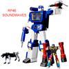 Робот-трансформер Soundwave RP46 Деформирующиеся игрушки Набор звуковых кассет RP-46 Фигурка Модель Подарок