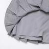 2025 Spring Women's European & American Style Versatile Plaid Pleated Skort