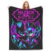 VOX H-Hazbin Hotel Аластор Игровой Плед Качество Теплый Постельный Комплект Накидки Зима Пикник Спальня Удобное Покрывало