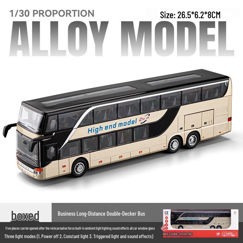 Czh233 Double-Decker City Tour Bus Model with Sound and Light.
