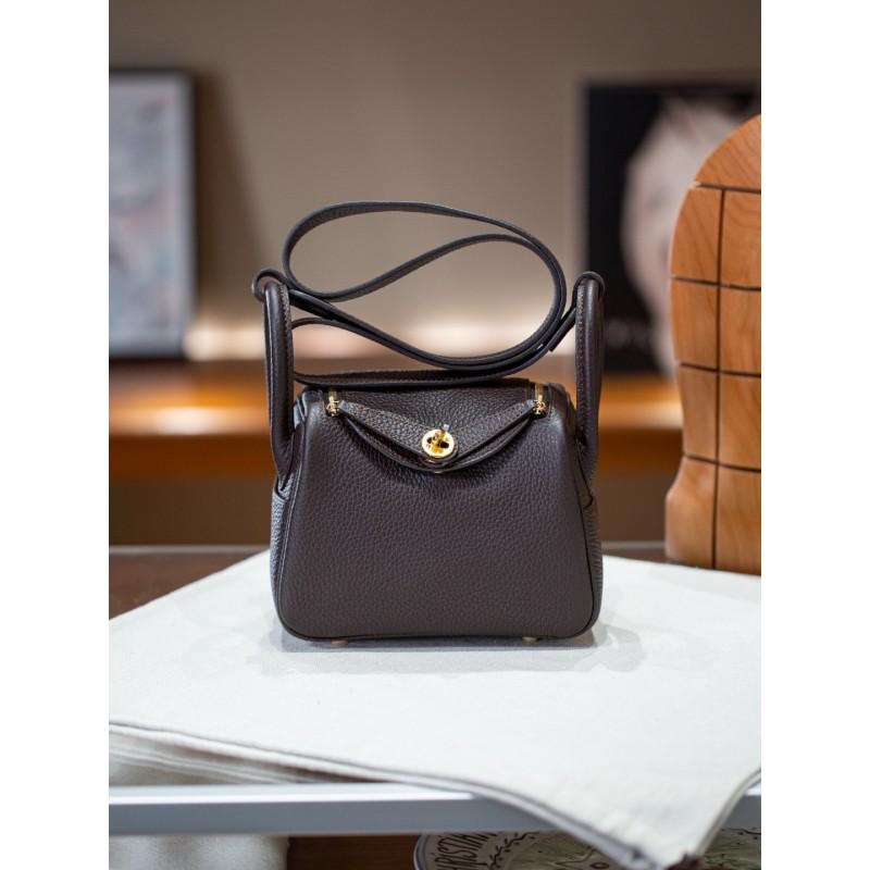 26cm Top Grain Leather Mini Doctor Bag - Crossbody Shoulder Women Versatile Daily Handbag