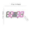 Modern Fashion Large Led Digital Wall Clock 8 Inches 3d Led Desk Clock Alarm Clock Honm Decor Kitchen Living Room Study