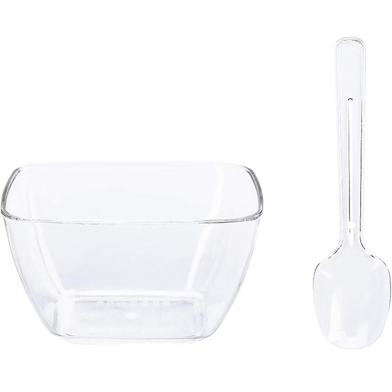 Pabei GD2009 Disposable 70ml Dessert Cups with Spoons