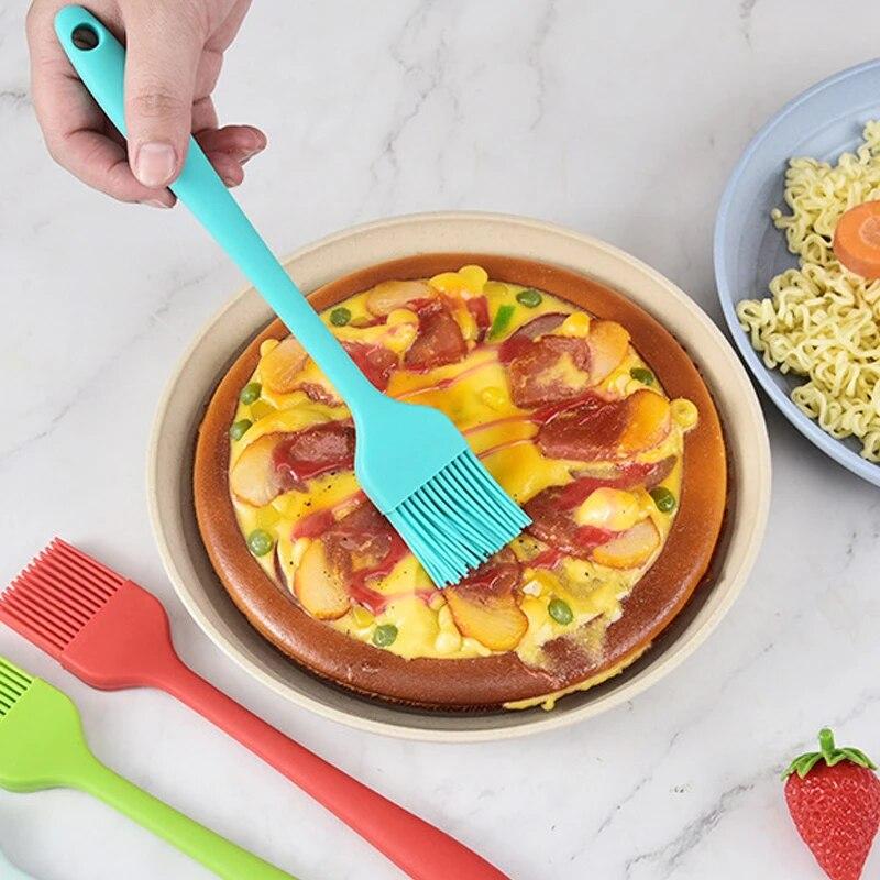 35 г силиконовая масляная щетка бытовая выпечка барбекю щетка кухонная блинная силиконовая щетка хлеб блинная щетка инструмент