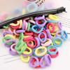 100pcs/Set Children Elastic Hair Bands Girls Rubber Band For Kids Sweets Scrunchie Hair Ties Clip Headband Baby Hair Accessories