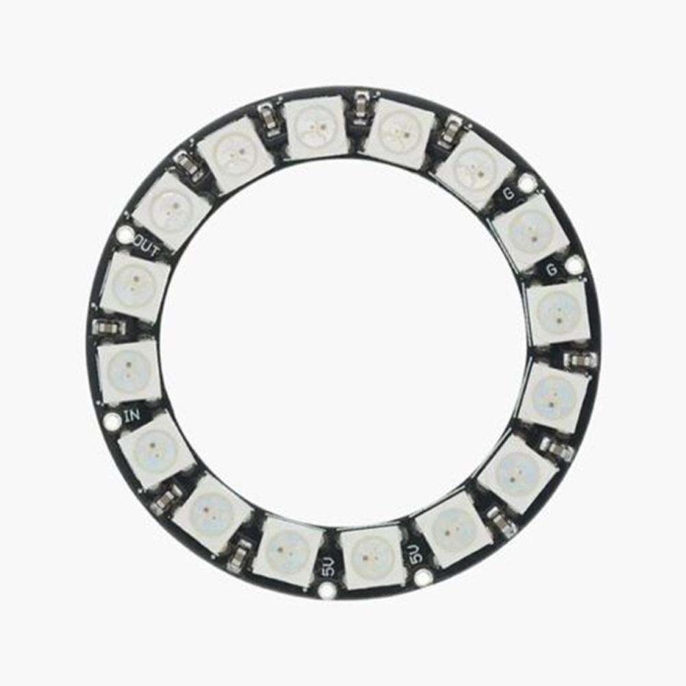 1/3/4/7/8/12/24/32/40/64-битное RGB LED Кольцо WS2812 5050 со Встроенным Полноцветным Драйвером Фонари Круглое Квадратное Интеллектуальное Развитие