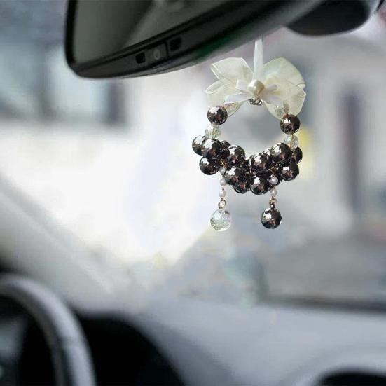 Забавный подвесной автомобиль ручной работы, долговечный кулон для украшения автомобиля