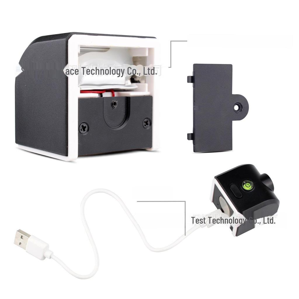 Перезаряжаемый мини-лазерный уровень с красной и зеленой подсветкой для домашнего декора