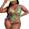 Европейский и американский интегрированный большой размер, высококачественный бикини, сексуальный цельный купальник
