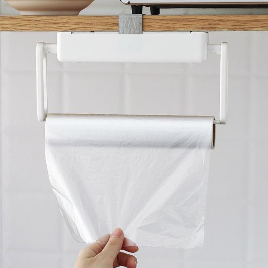 Выдвижной держатель для бумажных полотенец, регулируемая длина, простая установка, держатель для рулонной бумаги, ванная комната, кухня