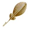 Nordic Green Gold Single Leaf Hanging Hook Mini Wall Key Hook Home