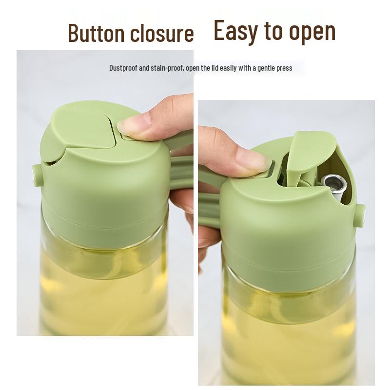 Dual-use Glass Oil Sprayer and Pour Bottle for Kitchen